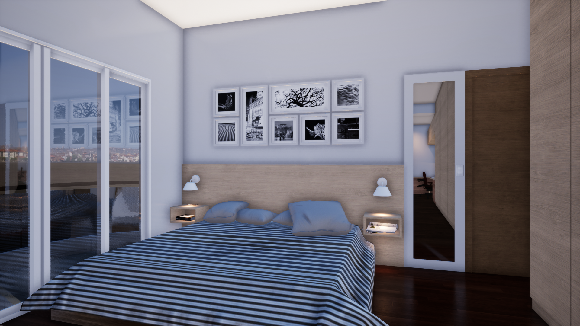 Suíte do apartamento