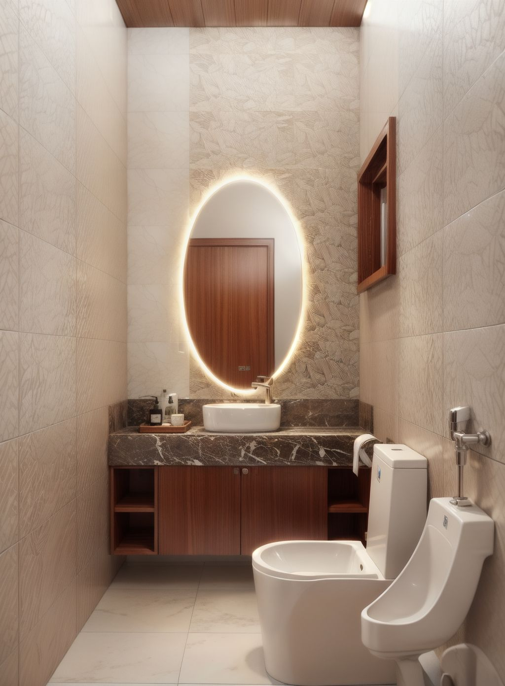 Lavabo do espaço gourmet