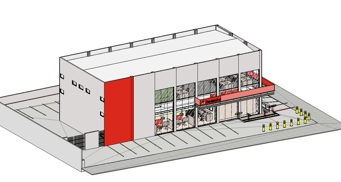 Interior da agência